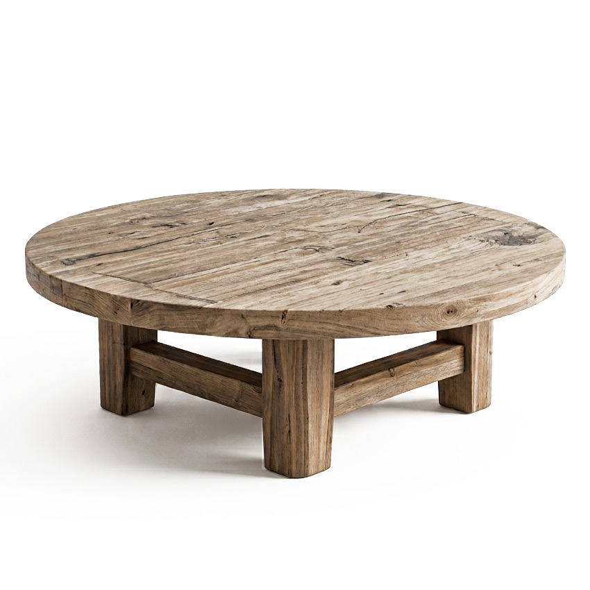 TABLE BASSE EN BOIS NATUREL